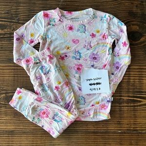 EUC Posh Peanut Fisher Price Unicorn Pajamas 2T